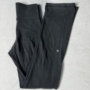 lululemon athletica Black dark gray flare Sz 4